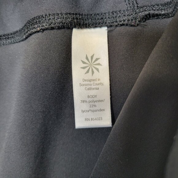 Athleta Women's Medium Leggings Black Crop - Picture 5 of 6